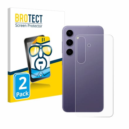 BROTECT - Screenprotector voor Samsung Galaxy S24 (Achterkant) - Folie Beschermfolie transparant 2 Stuks