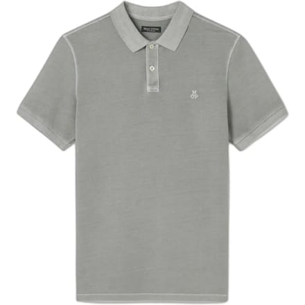 Marc O'Polo regular fit polo - heren poloshirt - grijs