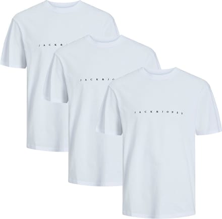 Jack & Jones Heren t-shirt 3 pack Star JJ