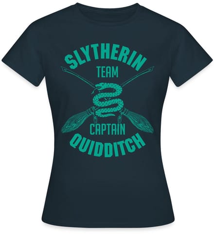 Harry Potter Slytherin Team Captain Quidditch T-Shirt Dames