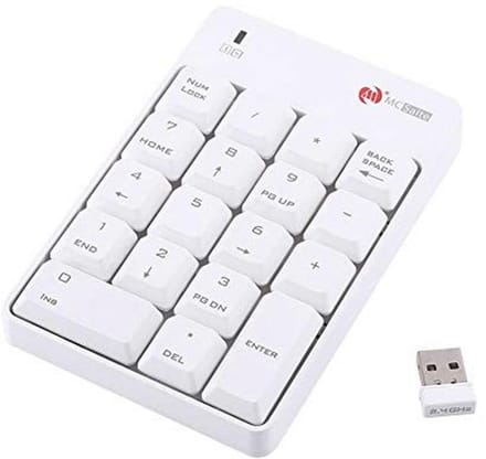 Draadloos USB Numeriek Toetsenbord - 18 Toetsen voor Laptop en PC