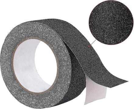 Antislip rubber trap strip - Extra Groot - zelfklevende tape - 5m - 50mm - Zwart