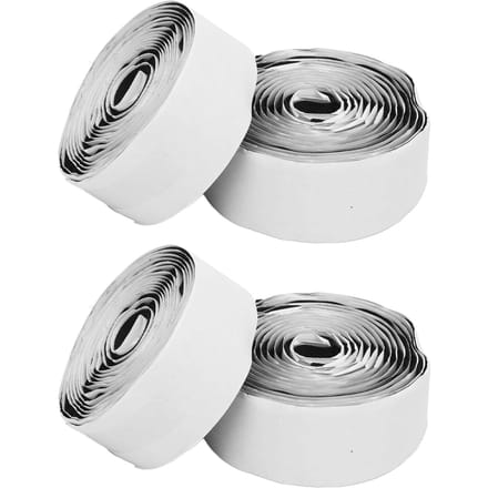 2 Set Gitaar Effectpedaalbord Tape Set 2.5cmx2m Sterke Kleefkracht Knipbare Klittenband Set white