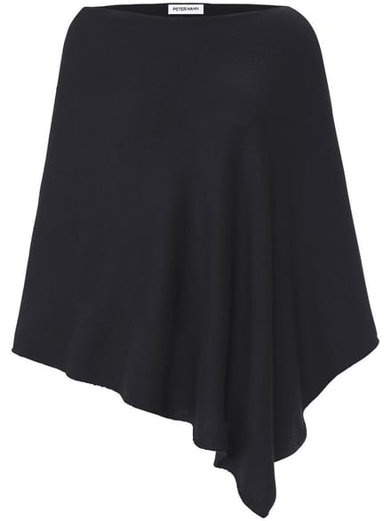 Poncho in asymmetrisch model Van Peter Hahn zwart