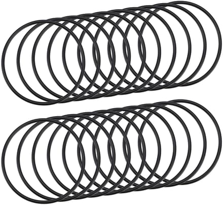 Dailygoods- O-ringen Nitril Rubber 20 Stuks - 76 mm Buitendiameter - 70 mm Binnendiameter - 3 mm Breedte - Afdichting - Professionele Ontwerpen - Afdichtingen