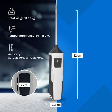 Slimme thermometer -50 tot 150 °C - resolutie: 0,1 °C - Steinberg Systems - Steinberg