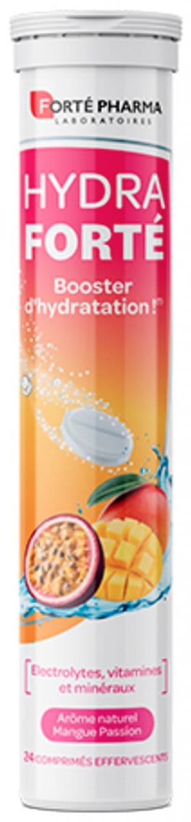 Forté Pharma Hydra Forté Hydration Booster 24 Bruistabletten (Smaak : Mangopassie)