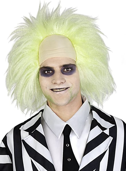 FUNIDELIA Beetlejuice Pruik voor volwassenen - Geel