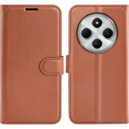 Mocaa Xiaomi Redmi 14C Slim-Fit Book Case Bruin