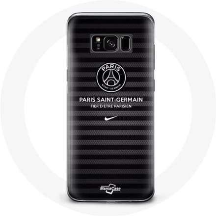 Coque de protection - PSG - Samsung Galaxy S8 - Noir - Souple - Sportif