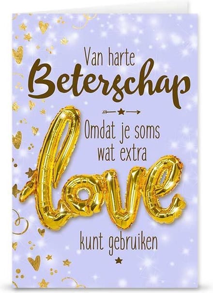 Love ballon "Beterschap"