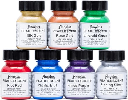Angelus Leerverf Pearlescent Set 7 Kleuren 29,5ml