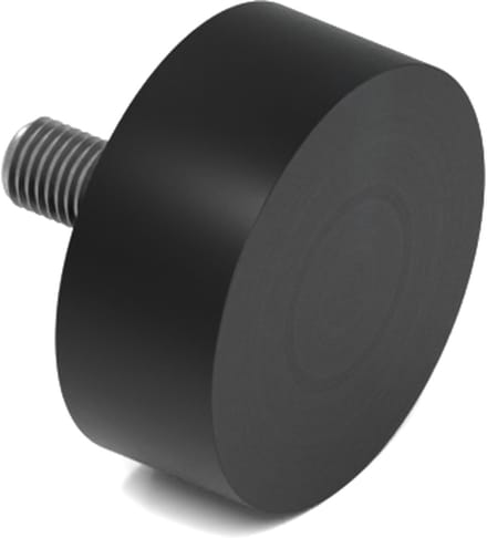 Rubbermagazijn - Trillingsvoet - Type D - 50x20mm - M10 - Set 10 stuks