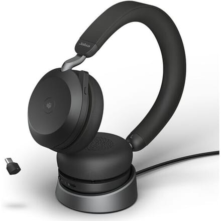 Jabra Evolve2 75 MS - Bluetooth Headset - Met Microfoon - Zwart