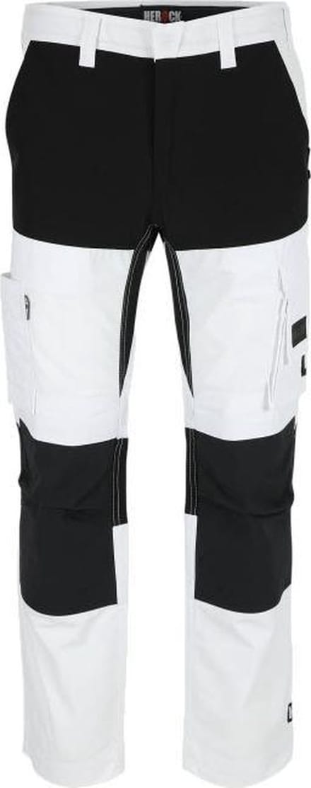 Herock Hector werkbroek Experts (1803) - Wit | Zwart - 36