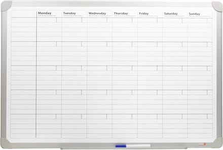 DESQ Maandplanner | Magnetisch | Aluminiumframe | 60 x 90 cm
