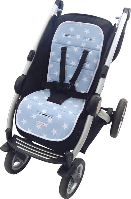 Wallabiezzz Buggy Inlegkussen - Ster Lichtblauw