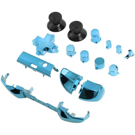 Galvaniseren Knop Vervanging Links Rechts ABXY voor Xbox One Slim Gamepad ControllerRood blauw