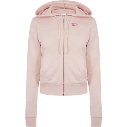 Reebok Dames/Dames French Terry Regular Full Zip Hoodie (Lichtroze)