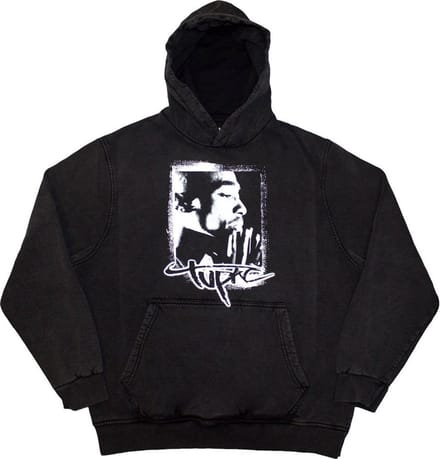 Tupac - Spray Photo Hoodie/trui - S - Grijs