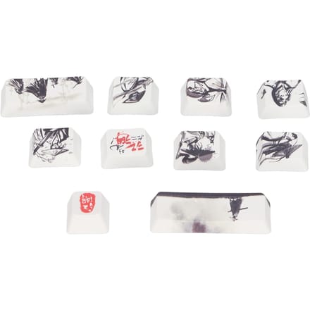 Capuchons de touches de clavier, processus de Sublimation, fabrication soignée, motif clair, Production de bricolage white