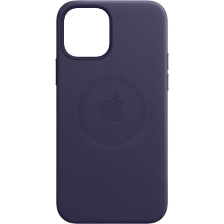 Leather Backcover MagSafe voor de Apple iPhone 12 (Pro) - Deep Violet
