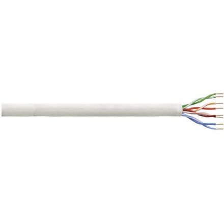 LogiLink CPV0015 Netwerkkabel CAT 5e U/UTP 4 x 2 x 0.13 mm² + 2 x 2 x 0.13 mm² Grijs 305 m