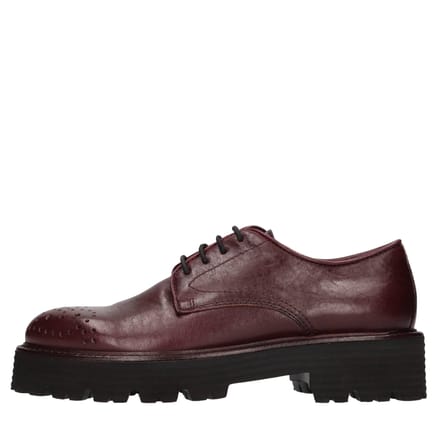 Hundred 100 Lage schoenen Bordeaux