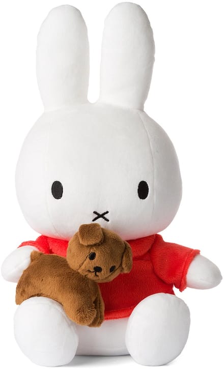 Nijntje zittend met Snuffie  - 33 cm - 13"