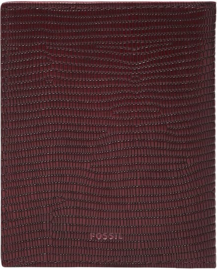 FOSSIL identiteitskaarthoesje Gift Passport Case Mahogany wijnrood