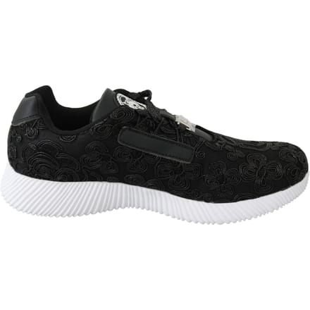 Plein Sport Vrouwen Zwart Polyester Runner Joice Sneakers Schoenen