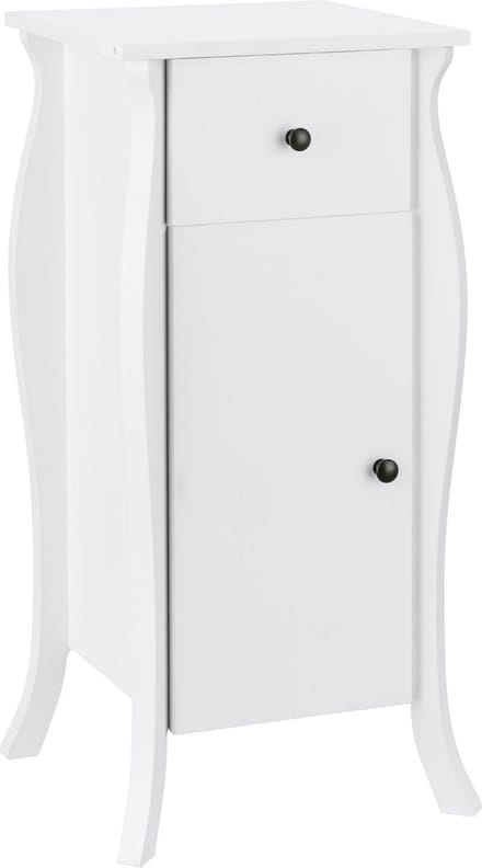 Ludwig-Kast - 1-Deur 1-Lade - Wit