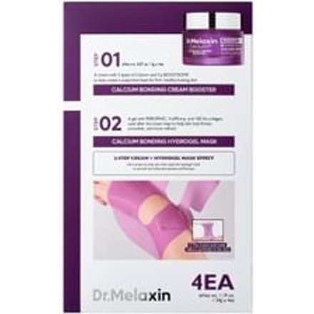 Dr.Melaxin - Calcium Bonding Cream Booster & Calcium Bonding Hydrogel Mask Set 4 sheets