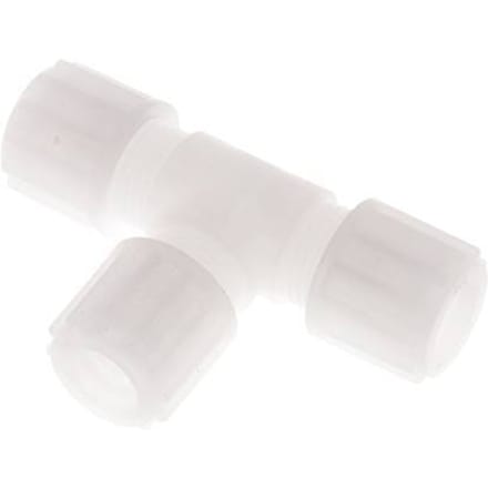 12x10mm PVDF T-Vormige Knelfitting 10 Bar