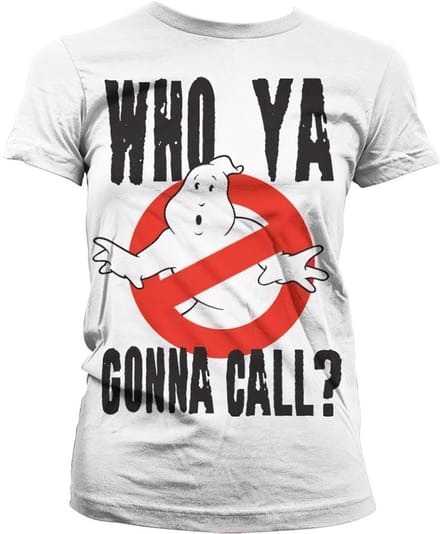 Ghostbusters Dames Tshirt -M- Who Ya Gonna Call? Wit