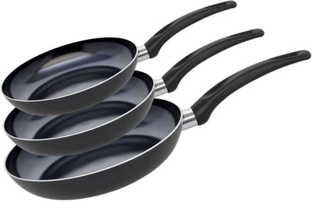 Set van 3 Pannen 20, 24 en 28 cm keramisch zonder PFAS Elo Prima Cucina