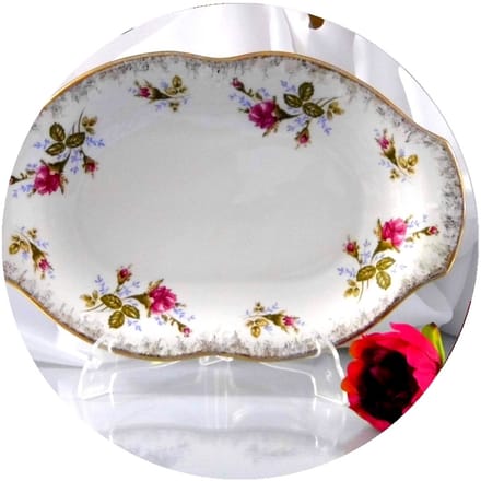 Kamélia Ovaal Porseleinen Sjaal 28cm - handgemerkt