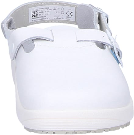 Abeba Werk schoenen Rubber werksandalen – leer, Src, Sanitsclog