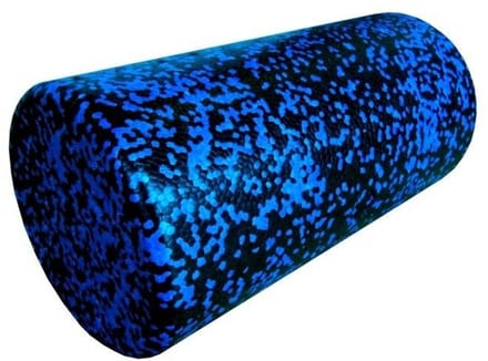 FysioSupplies - Foamroller Elite Zwart/Blauw 30 cm - Foamrollers