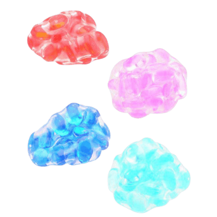 Johntoy Squishy Squeeze Bubble Ball Assorted
