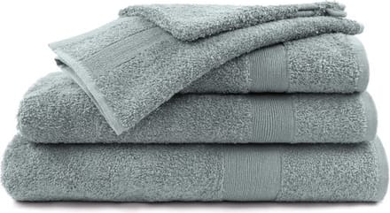Mistral Home - BADHANDDOEK - katoen - 70 x 140 cm - effen kleur - grijs