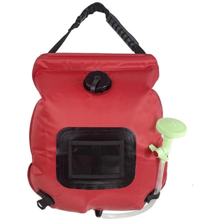 Solar Douchetas 5 Gallons/20L Zonne-verwarming Camping Douchetas PVC Draagbare Badtas Opvouwbaar rood