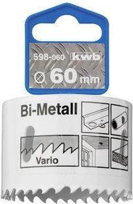KWB Gatenzaag HSS Bi-metaal 598-040 - Ø 40 mm