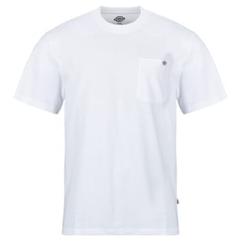 T-shirt Korte Mouw Dickies LURAY POCKET TEE SS WHITE