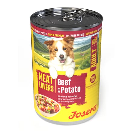Josera Meatlovers Menu 6 x 400 g - Rund & Aardappel (nieuw Design)