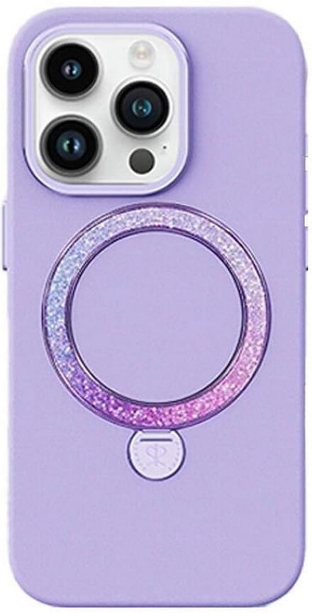 Joyroom Pn-15L4 Dancing Circle-Hoesje Voor Iphone 15 Pro Max (Paars)