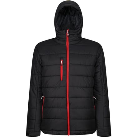 Regatta Thermisch gewatteerd jack voor heren (Zwart/Klassiek Rood)