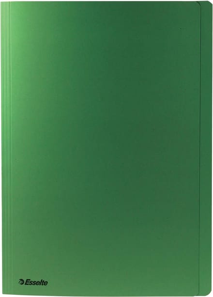 Esselte dossiermap groen, ft folio 3 stuks