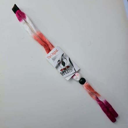 Chums Original Sunglass Cord Pink-White-Red Dyed