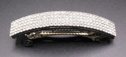 Patentspeld met strass 5 rijen